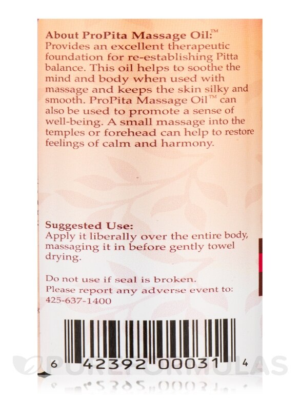 ProPita Massage Oil™ - 6 oz - Alternate View 4