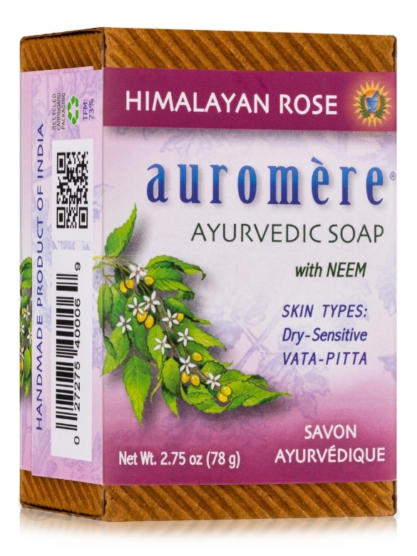 Ayurvedic Himalayan-Rose Soap - 2.75 oz (78 Grams)
