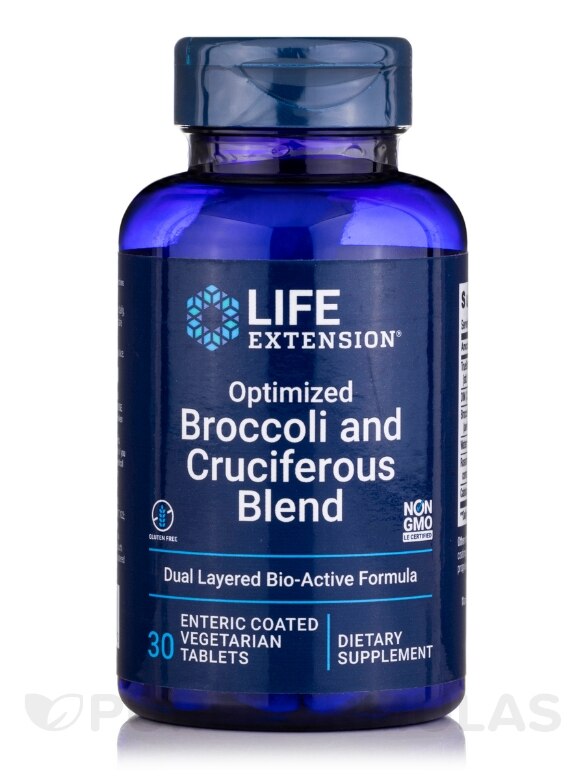 Optimized Broccoli and Cruciferous Blend - 30 Enteric Coated Tablets