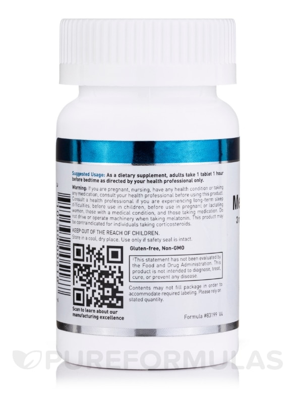 Melatonin P.R. 3 mg (Prolonged-Release) - 60 Tablets - Alternate View 3