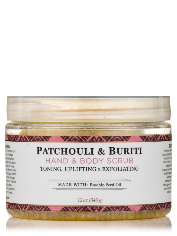 Patchouli & Buriti Hand & Body Scrub - 12 oz (340 Grams)