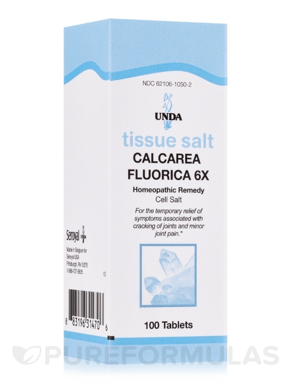 SCHUESSLER - Calcarea Fluorica 6X - 100 Tablets