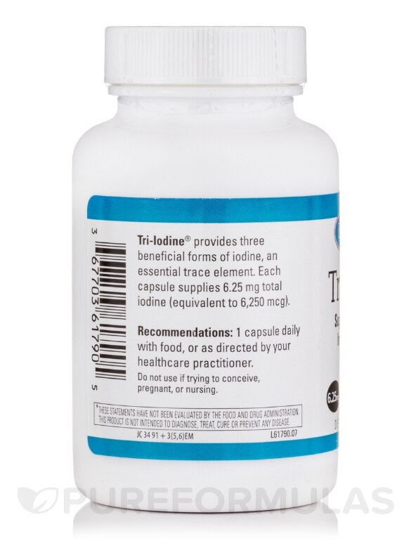 Tri-Iodine™ 6.25 mg - 90 Capsules - Alternate View 3