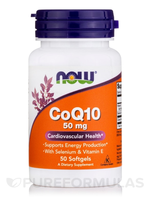 CoQ10 50 mg - 50 Softgels
