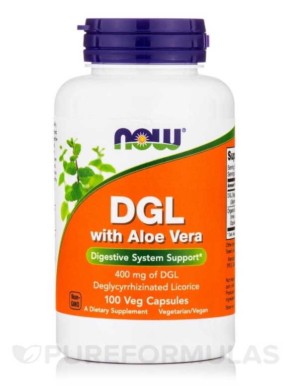 DGL with Aloe Vera - 100 Veg Capsules