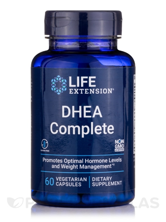 DHEA Complete 100 mg 7-Keto & 25 mg DHEA - 60 Vegetarian Capsules