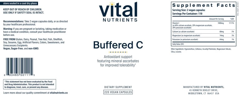 Buffered C 500 mg - 220 Capsules - Alternate View 4