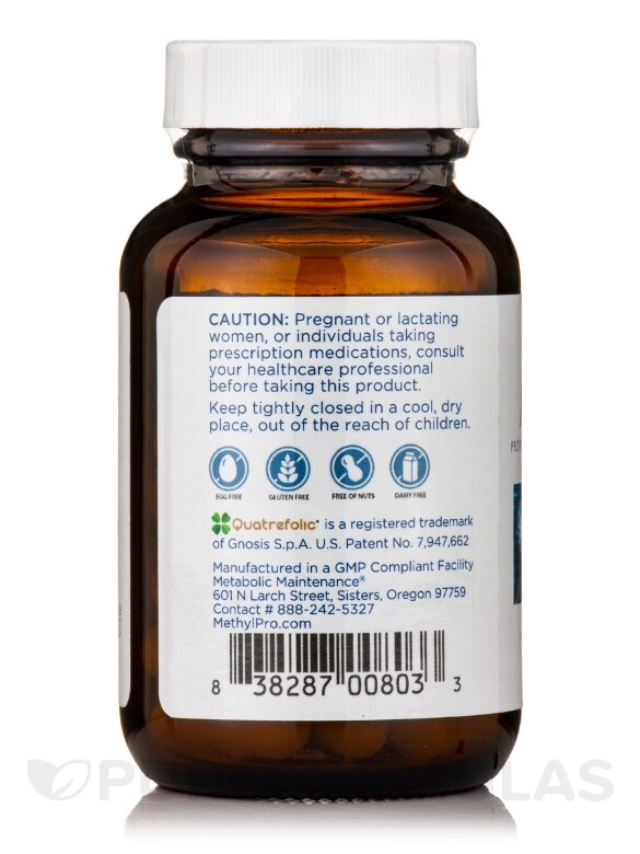 L-Methylfolate 15 mg + Cofactors - 30 Capsules - Alternate View 2