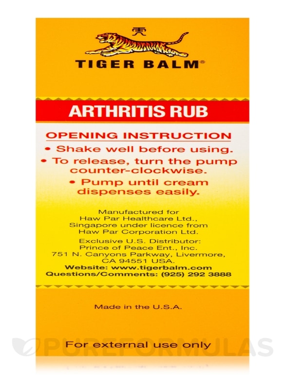 Arthritis Rub - 4 fl. oz (113 ml) - Alternate View 7
