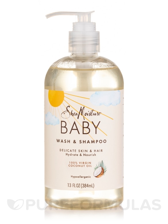 100% Virgin Coconut Oil Baby Wash & Shampoo - 13 fl. oz (384 ml)