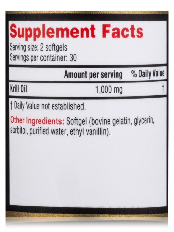 EPAQ™ (Krill Oil Dietary Supplement) - 60 Softgels - Alternate View 3