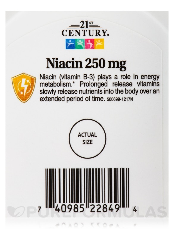 Niacin 250 mg - 110 Tablets - Alternate View 5
