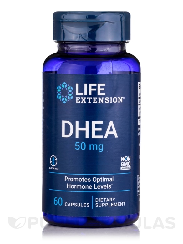 DHEA 50 mg - 60 Capsules
