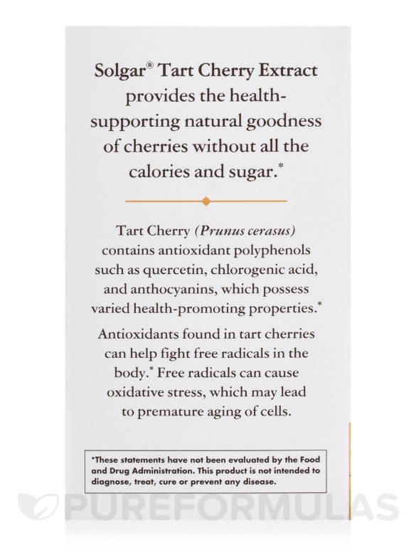 Tart Cherry 1000 mg - 90 Vegetable Capsules - Alternate View 6