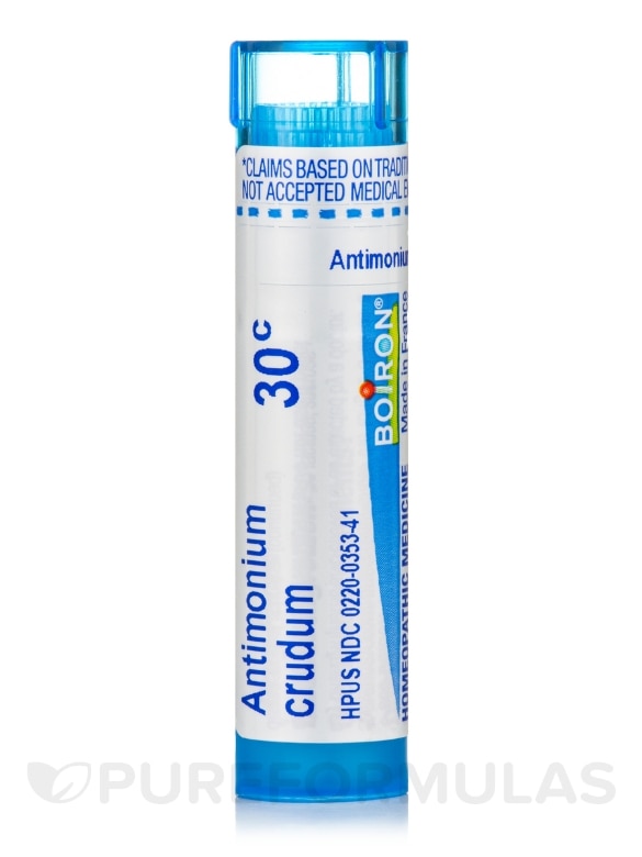 Antimonium Crudum 30c - 1 Tube (approx. 80 pellets)
