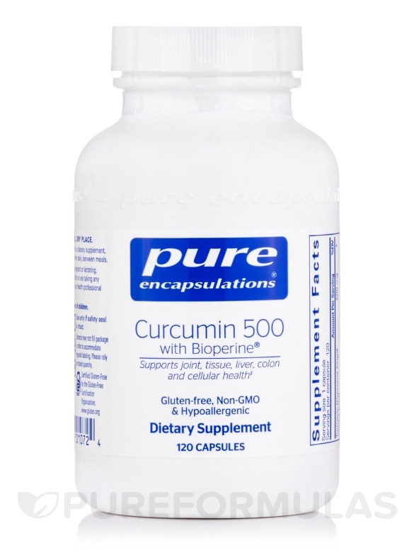 Curcumin 500 with Bioperine® - 120 Capsules