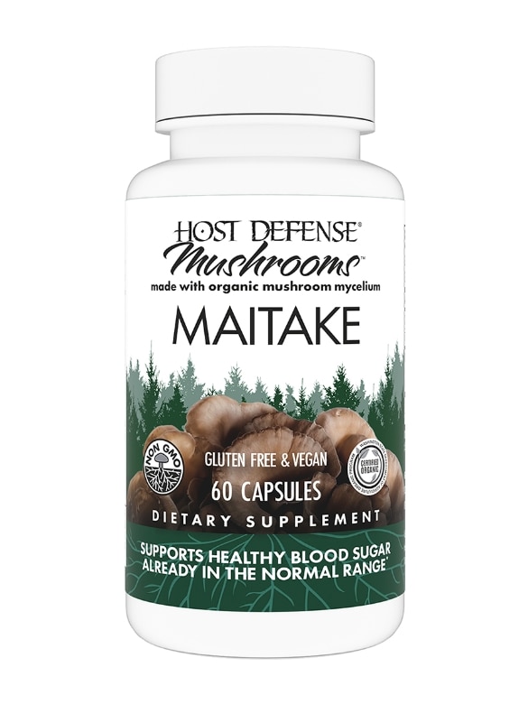 Organic Maitake - 60 Vegetarian Capsules - Alternate View 6