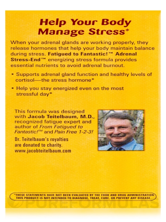 Fatigued to Fantastic!™ Adrenal Stress End™ - 60 Capsules - Alternate View 8