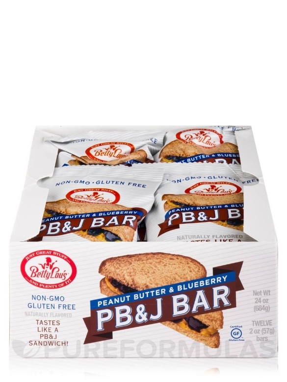 Peanut Butter & Jelly Blueberry Bar - Box of 12 Bars - Alternate View 5