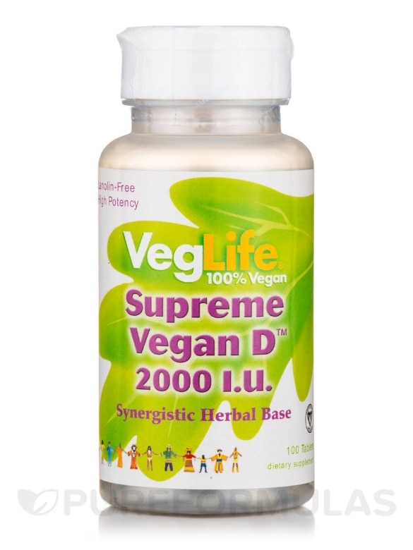 Supreme Vegan D™ 2000 IU - 100 Tablets