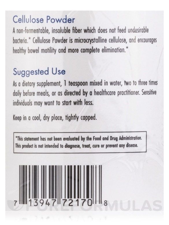 Cellulose Powder - 8.8 oz (250 Grams) - Alternate View 4