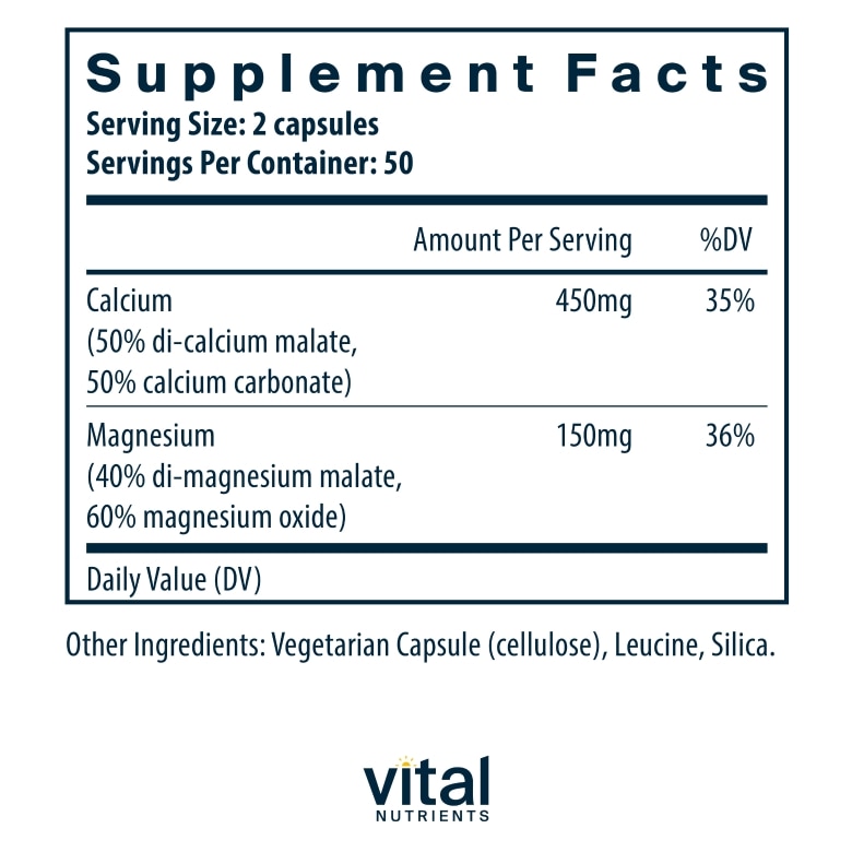 Calcium & Magnesium 225 mg / 75 mg - 100 Capsules - Alternate View 5