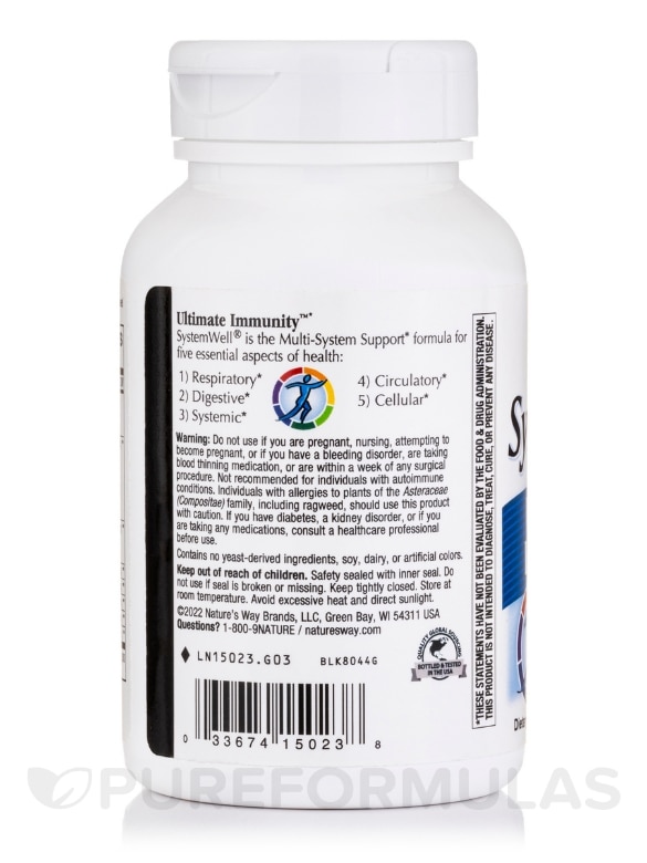 SystemWell Ultimate Immunity - 90 Tablets - Alternate View 2