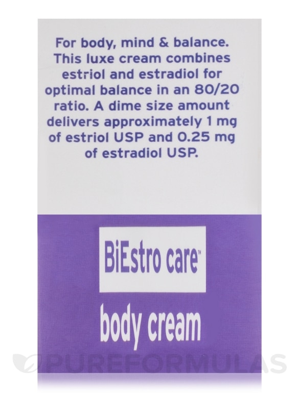 BiEstro-Care™ Body Cream, Fragrance Free - 4 oz (112 Grams) - Alternate View 7