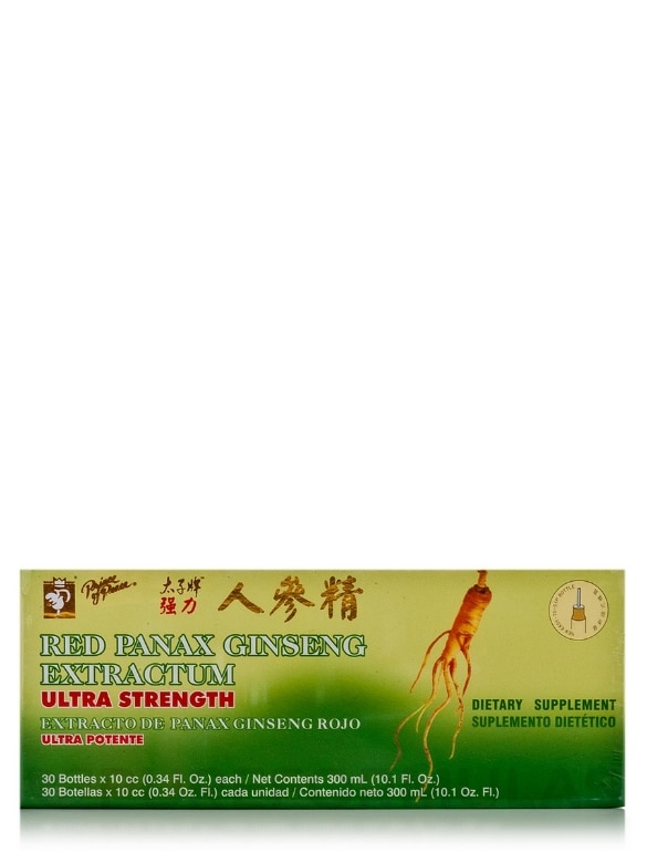Red Panax Ginseng Extractum Ultra Strength 10 cc - 30 Vials