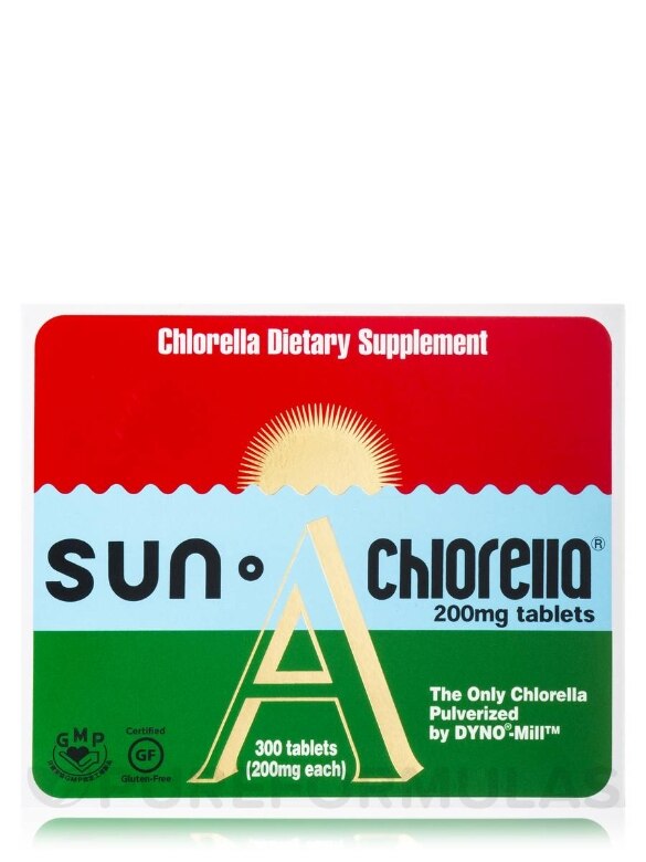 Chlorella Tablets 200 mg - 300 Tablets - Alternate View 1