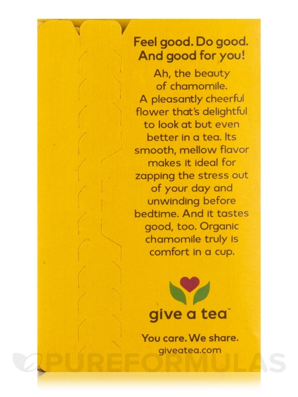 NOW® Real Tea - Organic Chamomile Tea - 24 Tea Bags - Alternate View 4