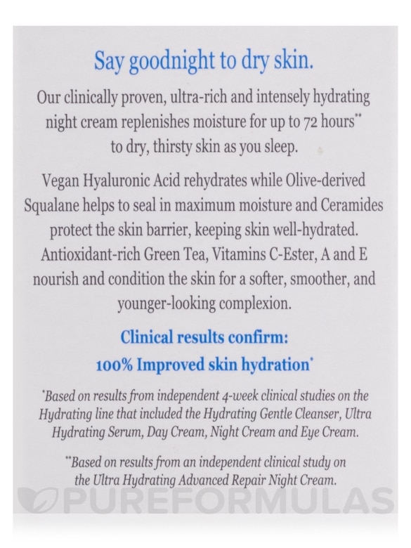 Ultra Hydrating Advanced Repair Night Cream - 2 oz (56 Grams) - Alternate View 9