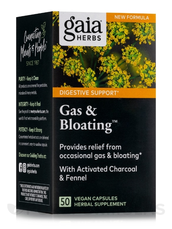 Gas and Bloating - 50 Capsules