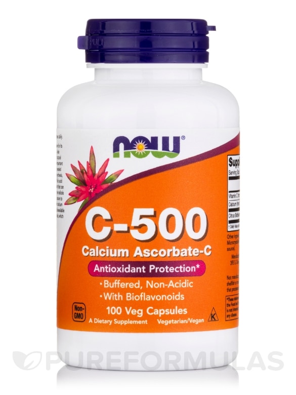 C-500 Calcium Ascorbate-C - 100 Capsules