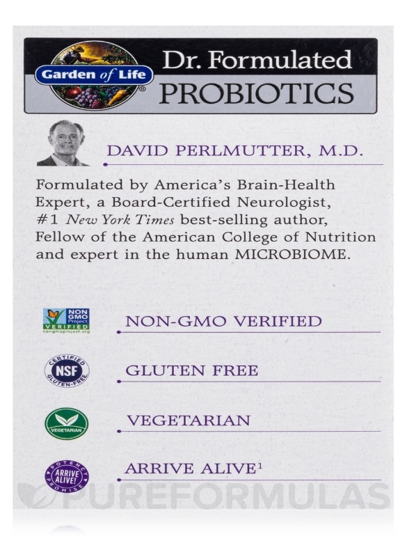 Dr. Formulated Probiotics Mood+ - 60 Vegetarian Capsules - Alternate View 8