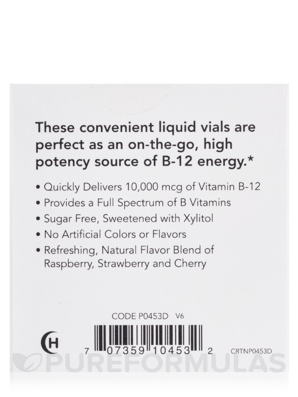 000 mcg (Mixed Berry Flavor) - 12 Vials (0.5 fl. oz ea) - Alternate View 2