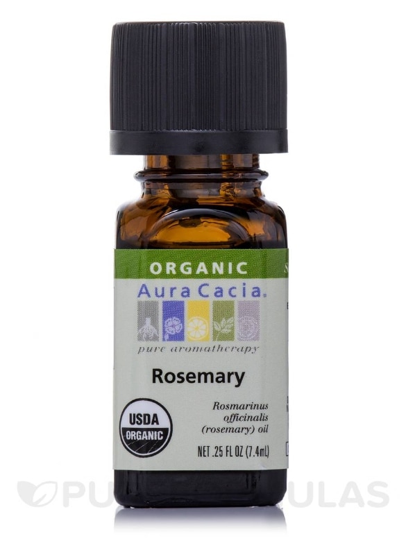 Organic Rosemary Essential Oil - 0.25 fl. oz (7.4 ml)