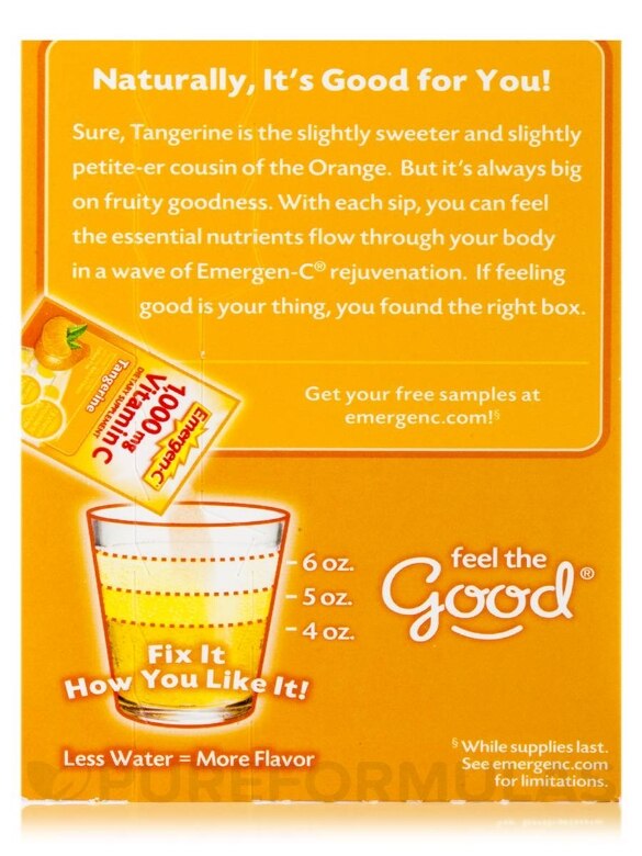  Tangerine Flavor - 30 Packets - Alternate View 3