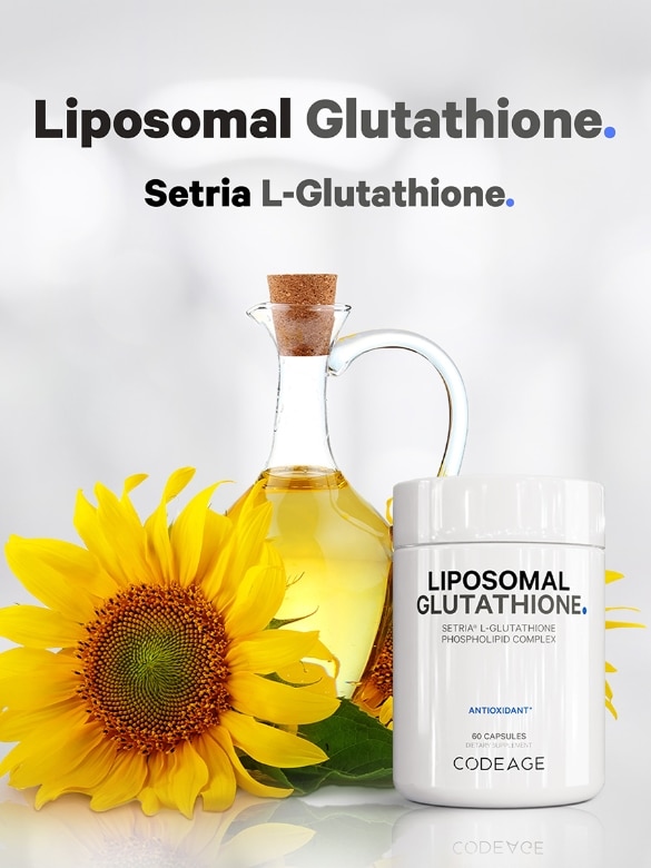 Codeage Liposomal L-Glutathione - Reduced Glutathione Antioxidant Supplement - 60 Capsules - Alternate View 2