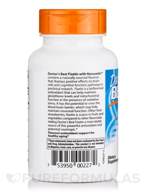 Fisetin with Novusetin™ 100 mg - 30 Veggie Capsules - Alternate View 2