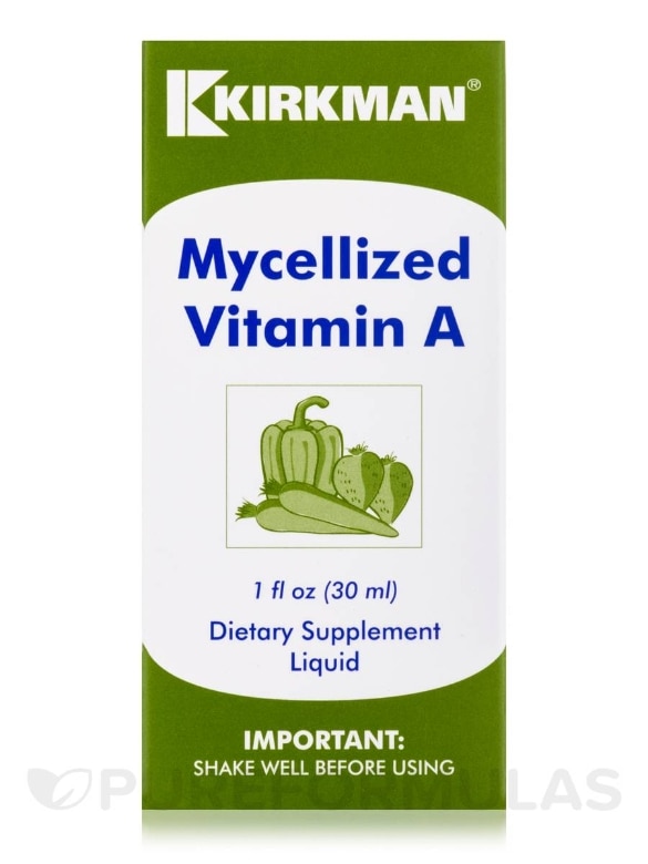 Mycellized Vitamin A Liquid - 1 fl. oz (30 ml) - Alternate View 1