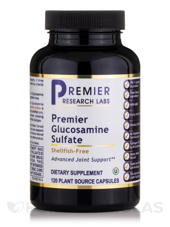 Premier Glucosamine Sulfate - 120 Plant-Source Capsules