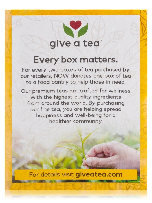 NOW® Real Tea - Organic Chamomile Tea - 24 Tea Bags - Alternate View 7