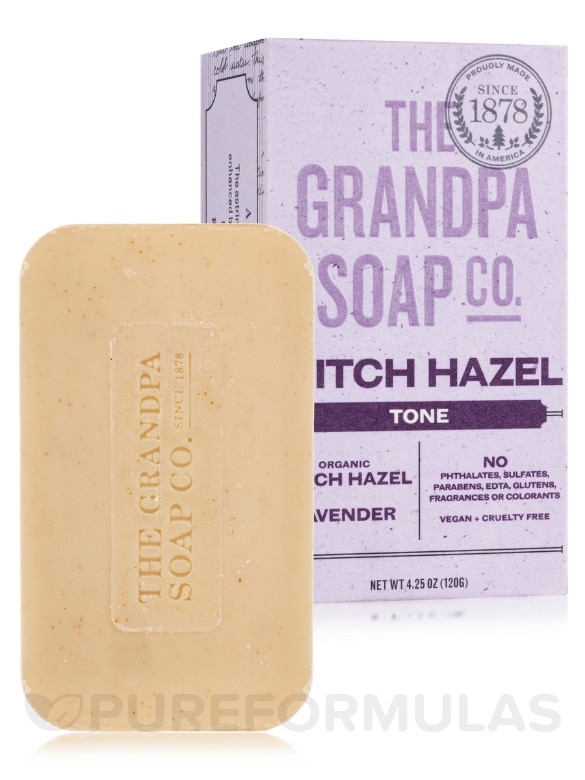 Witch Hazel Bar Soap - 4.25 oz (120 Grams) - Alternate View 1