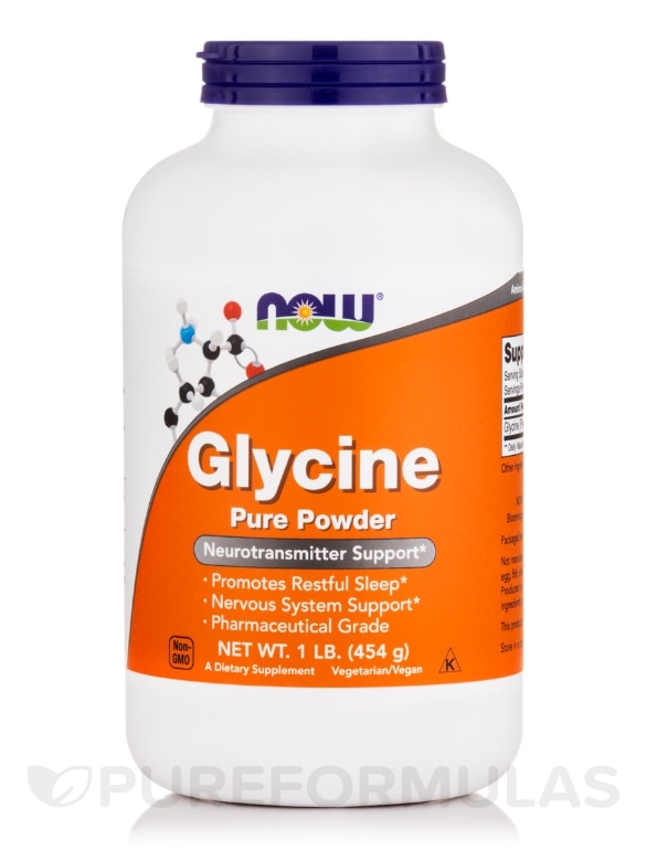 Glycine Pure Powder - 1 lb (454 Grams)