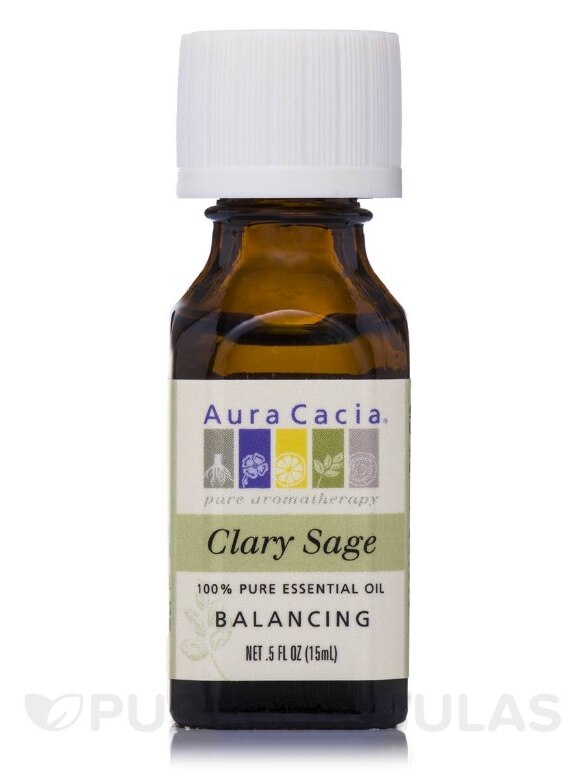 Clary Sage Essential Oil (Salvia sclarea) - 0.5 fl. oz (15 ml)