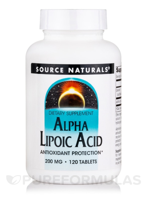 Alpha Lipoic Acid 200 mg - 120 Tablets