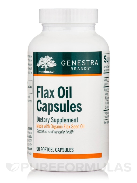 Flax Oil Capsules - 90 Softgel Capsules