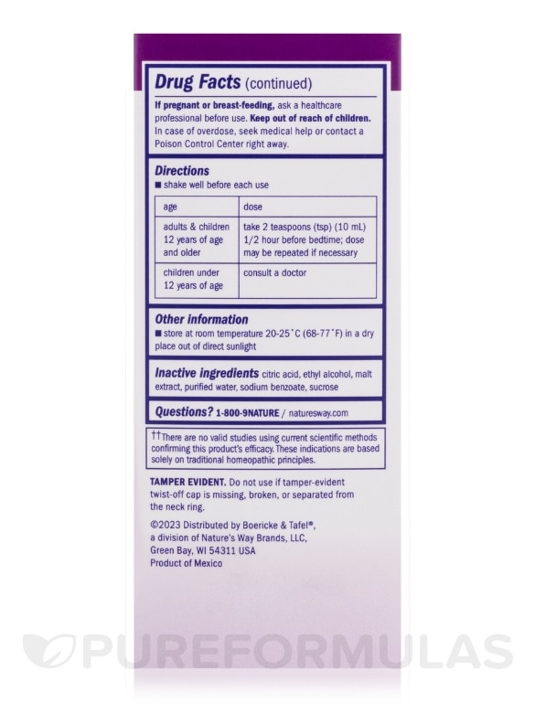 Nighttime Cough & Bronchial Syrup - 4 fl. oz (120 ml) - Alternate View 5
