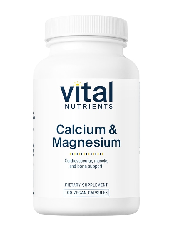 Calcium & Magnesium 225 mg / 75 mg - 100 Capsules